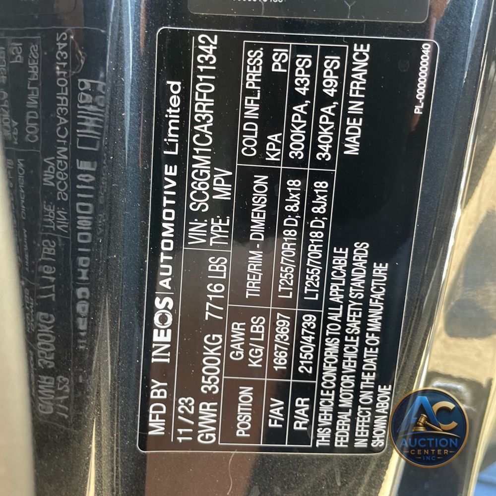 2024 INEOS Grenadier Base 4D SUV