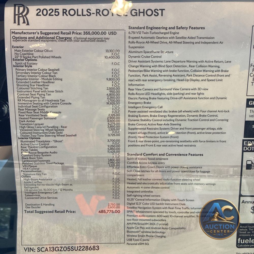 2025 Rolls-Royce Ghost