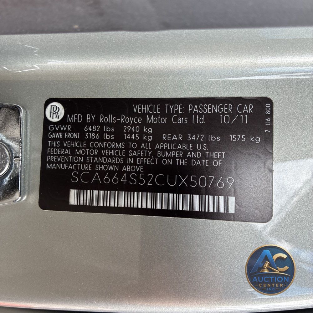 2012 Rolls Royce Ghost Base