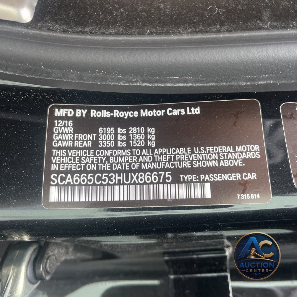 2017 Rolls-Royce Wraith