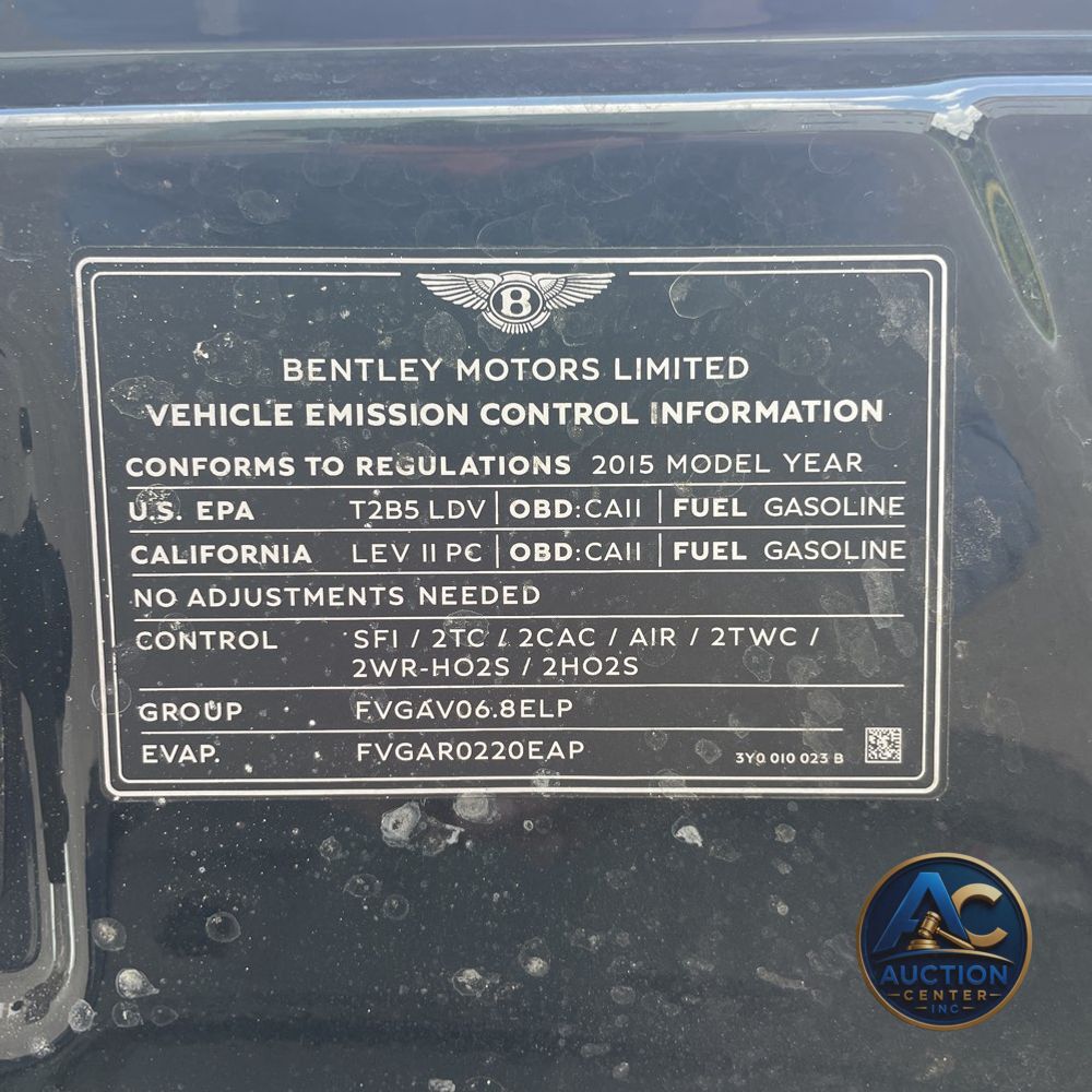 2015 Bentley Mulsanne Base