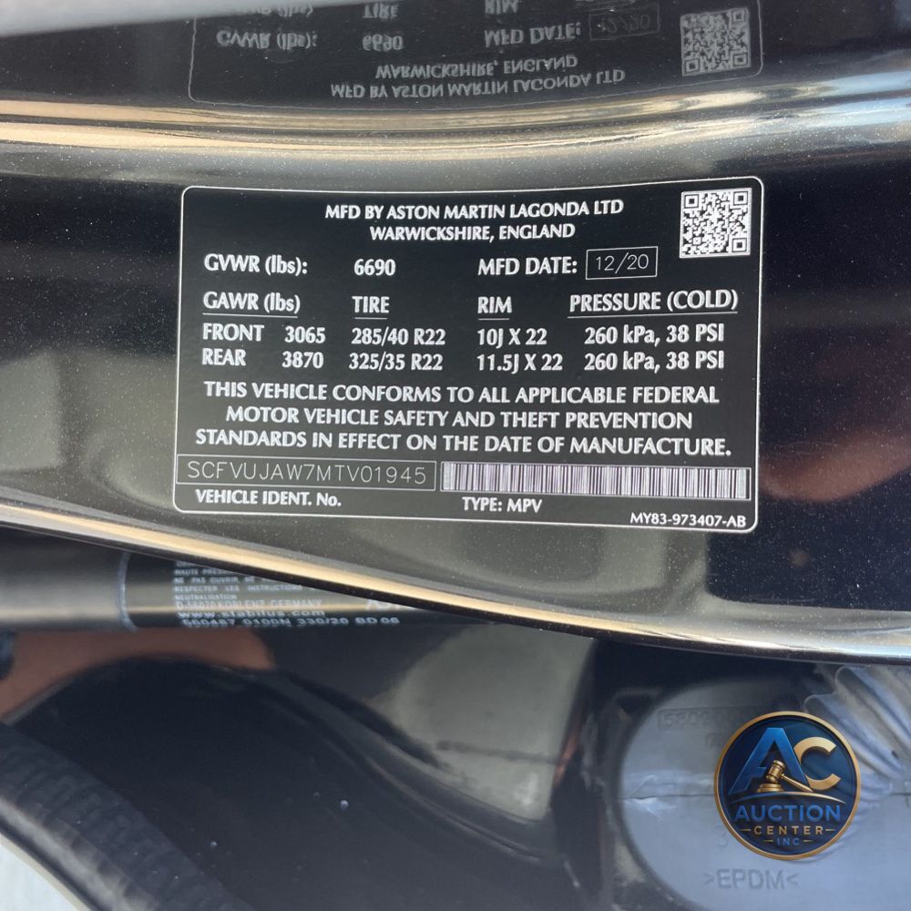 2021 Aston Martin DBX