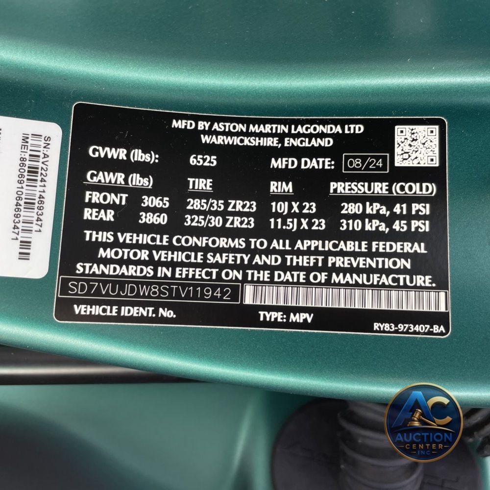 2025 Aston Martin DBX 707