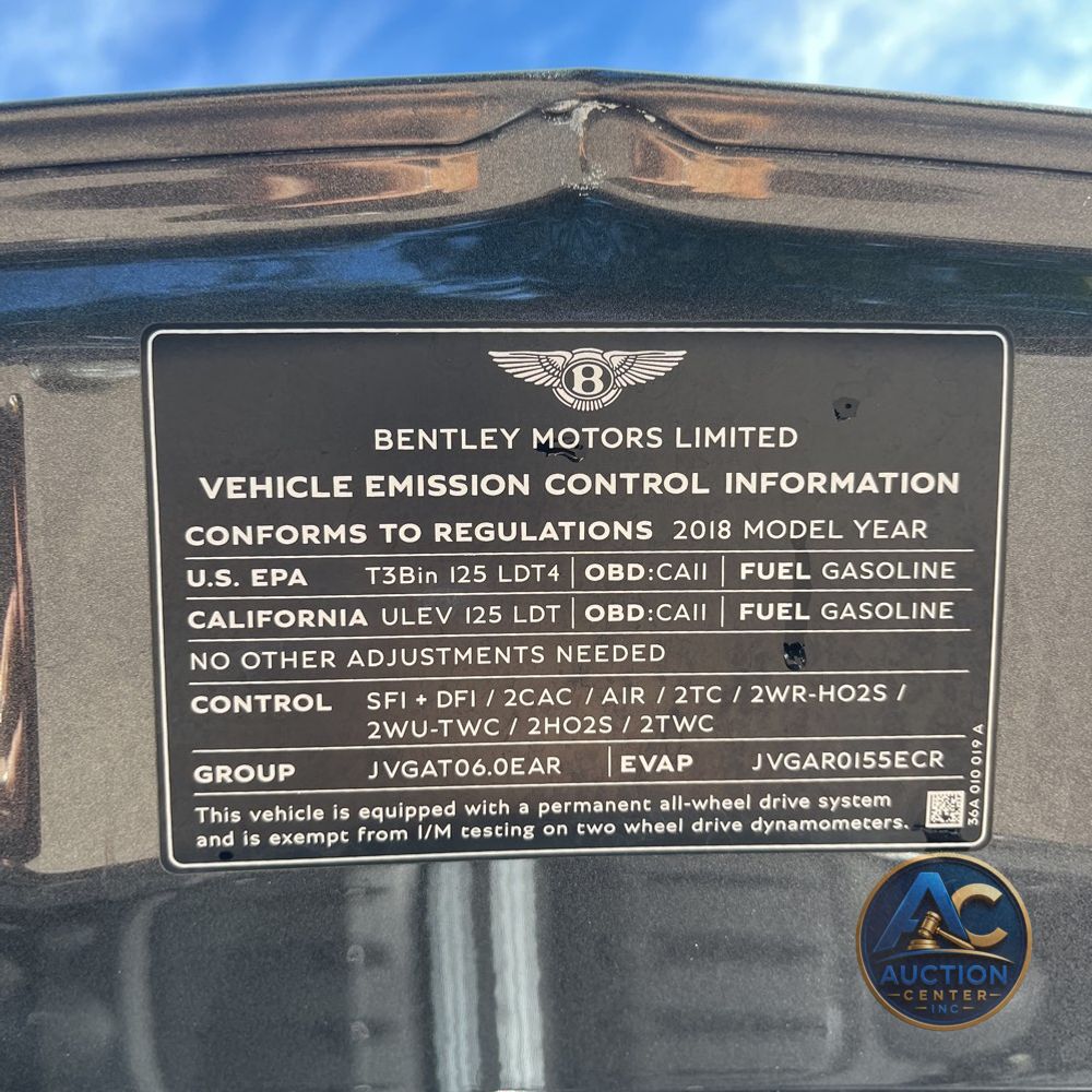 2018 Bentley Bentayga Base