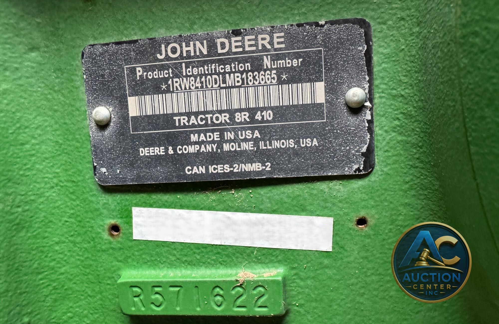 2021 John Deere 8R 410