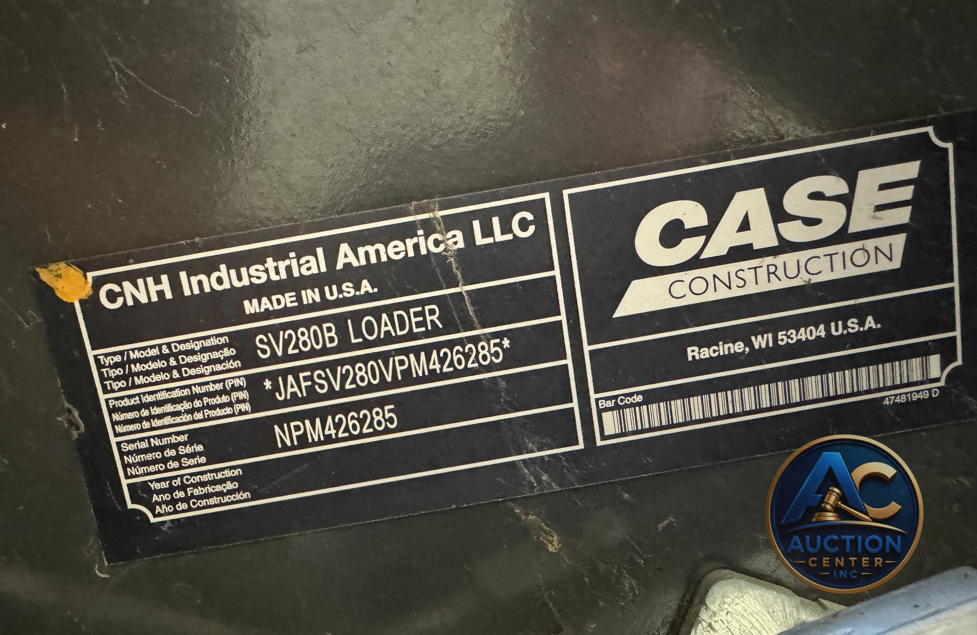 2023 Case SV280B