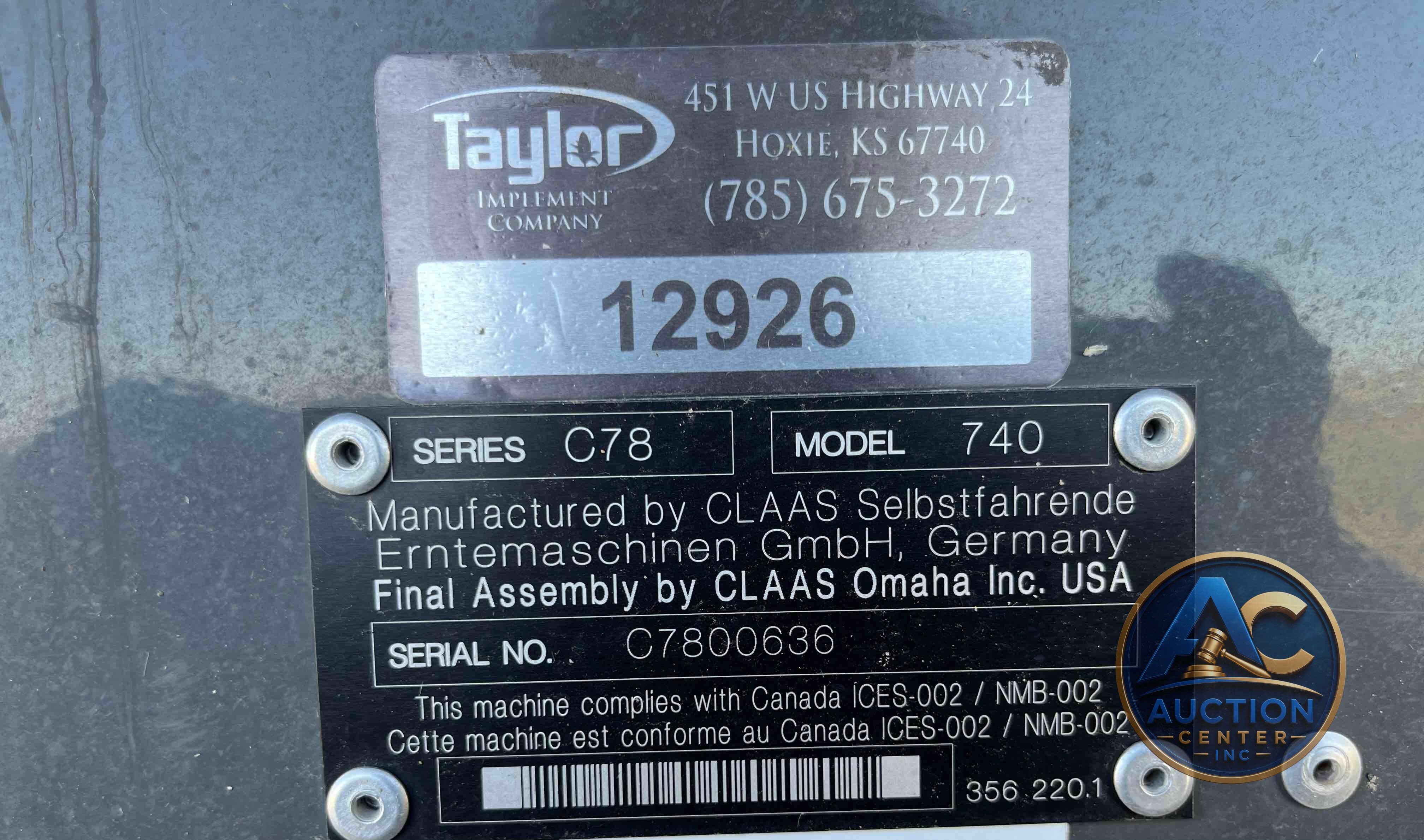2019 Claas Lexion 740TT
