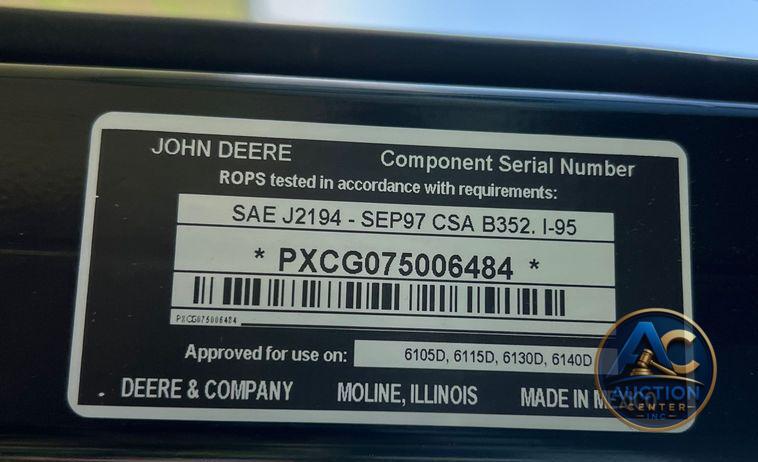 2014 John Deere 6140D MFWD tractor