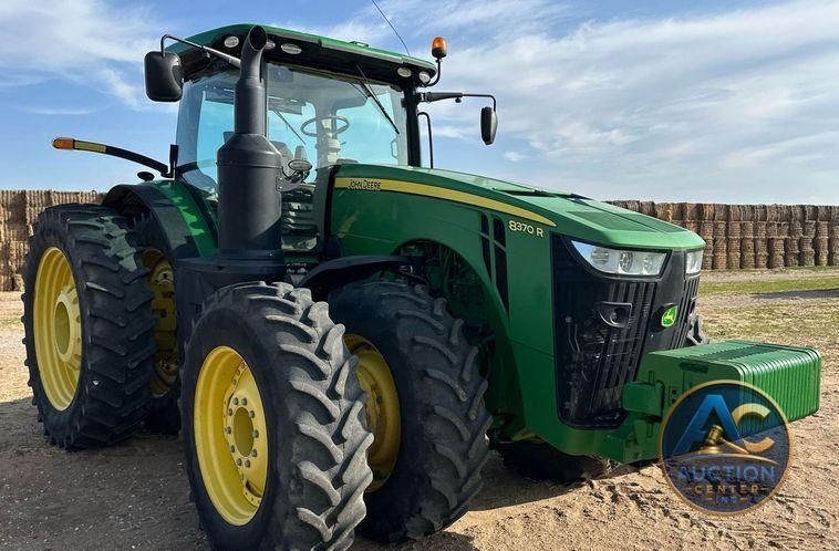 2016 John Deere 8370R MFWD tractor