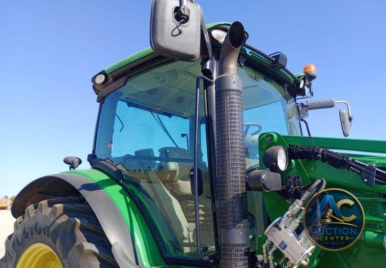 2015 John Deere 6125R MFWD tractor