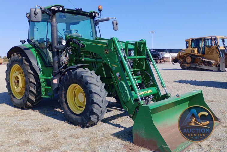 2015 John Deere 6125R MFWD tractor