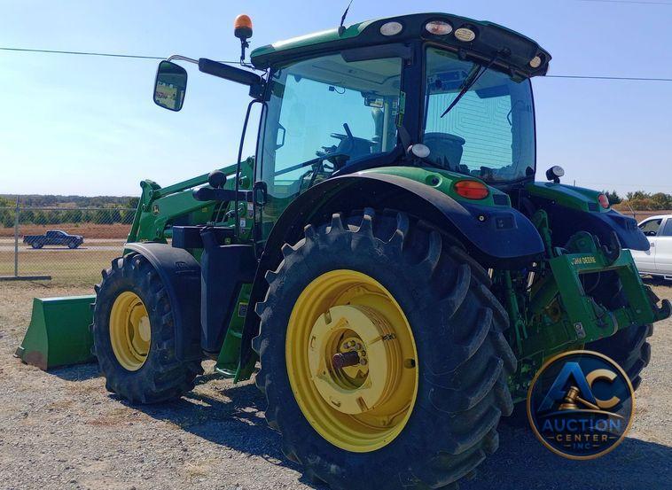 2015 John Deere 6125R MFWD tractor