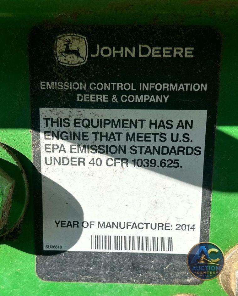 2014 John Deere 6125M  MFWD tractor