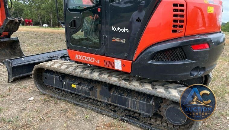 2022 Kubota KX080-4S2  mini excavator