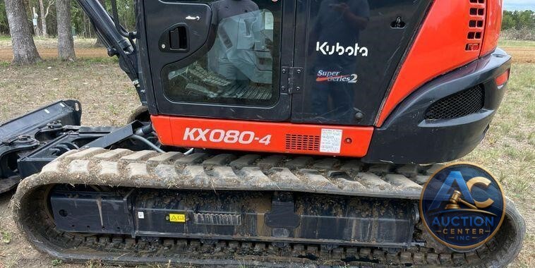 2022 Kubota KX080-4S2  mini excavator