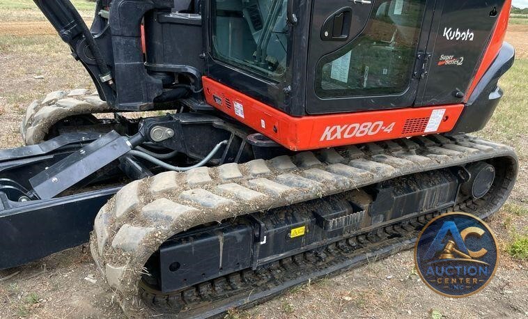 2022 Kubota KX080-4S2  mini excavator
