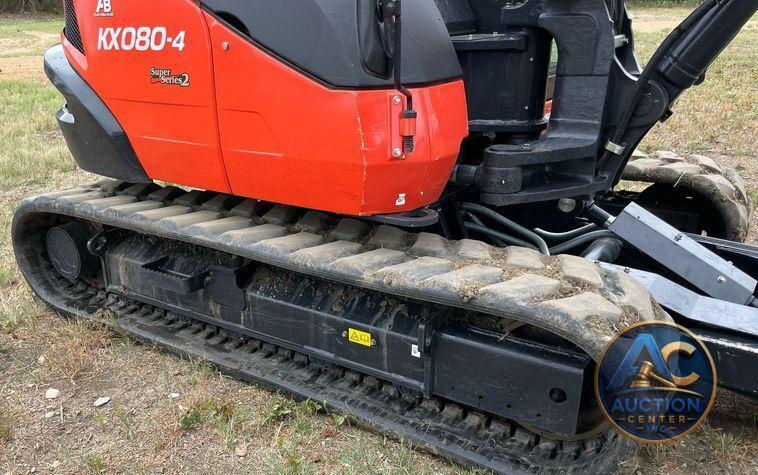 2022 Kubota KX080-4S2  mini excavator