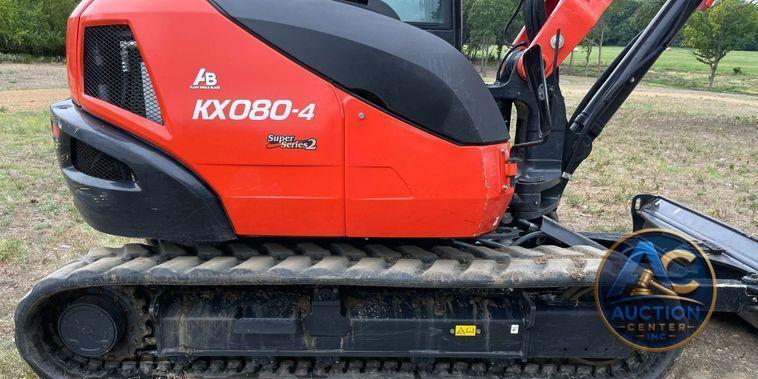 2022 Kubota KX080-4S2  mini excavator
