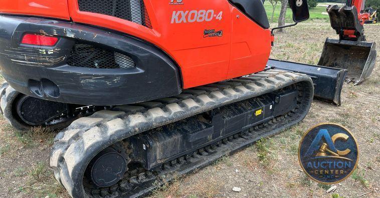 2022 Kubota KX080-4S2  mini excavator
