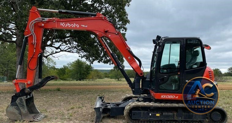 2022 Kubota KX080-4S2  mini excavator