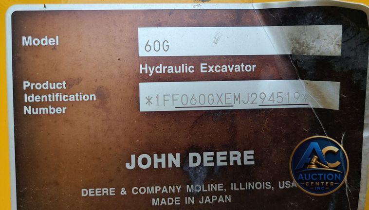 2021 John Deere 60G