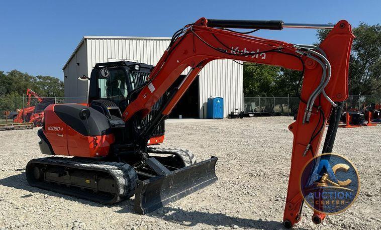 2020 Kubota  KX080-4S2 mini excavator