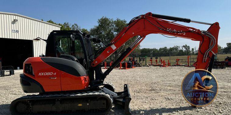 2020 Kubota  KX080-4S2 mini excavator