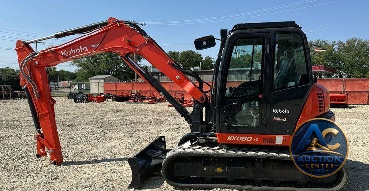 2020 Kubota  KX080-4S2 mini excavator