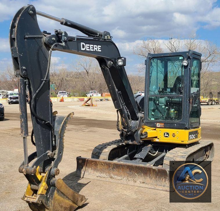 2019 John Deere 50G  mini excavator