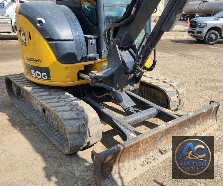 2019 John Deere 50G  mini excavator