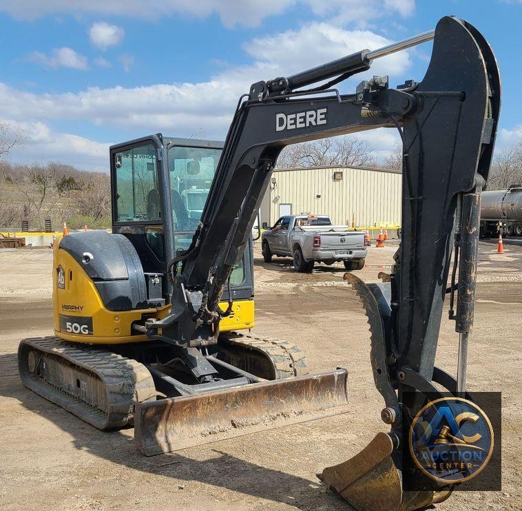 2019 John Deere 50G  mini excavator