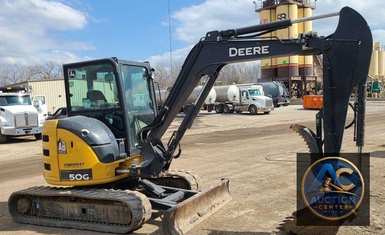 2019 John Deere 50G  mini excavator