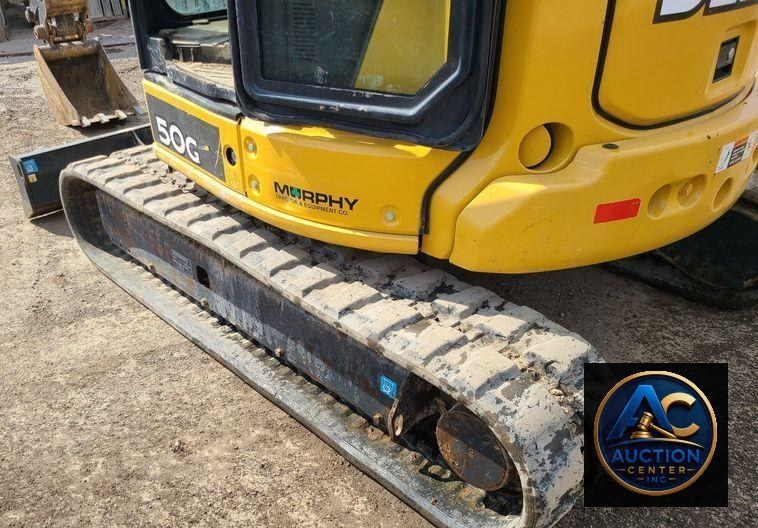 2019 John Deere 50G  mini excavator