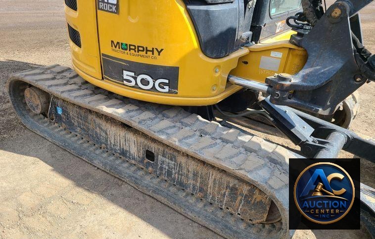 2019 John Deere 50G  mini excavator