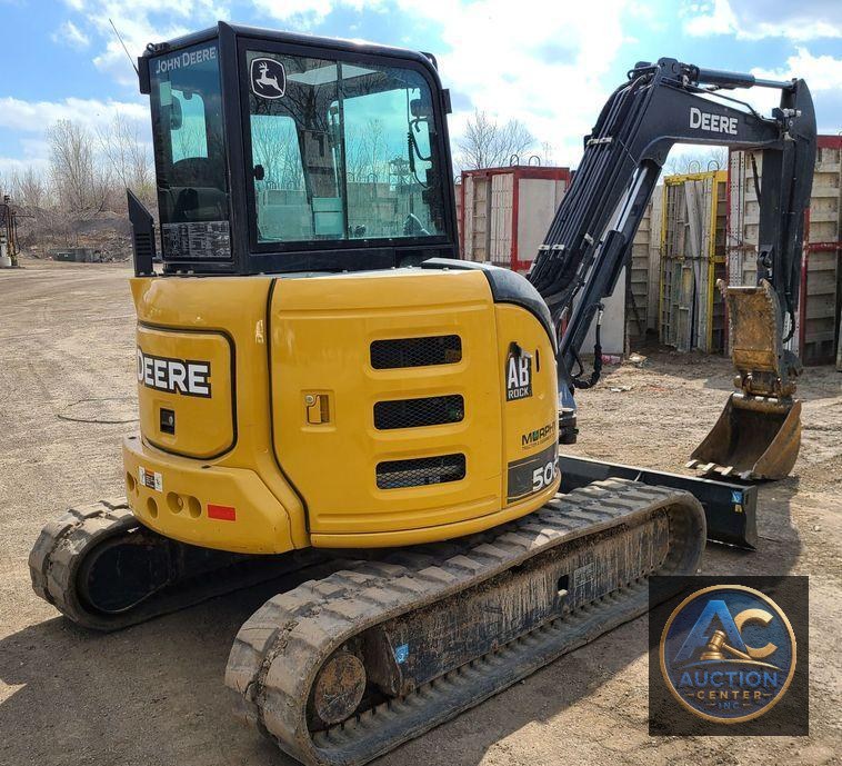 2019 John Deere 50G  mini excavator