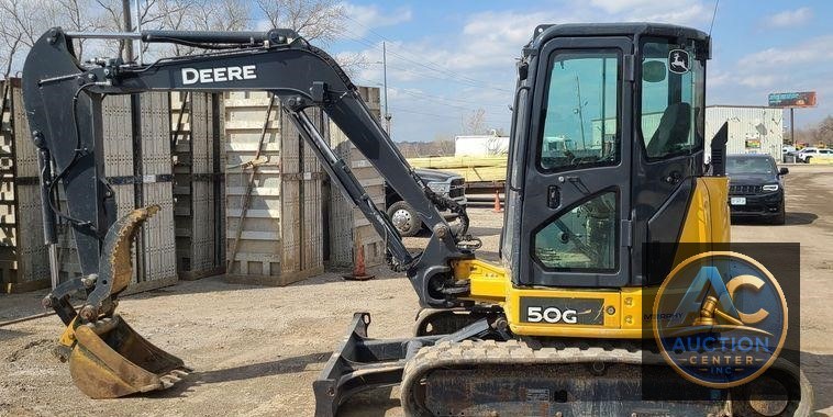 2019 John Deere 50G  mini excavator