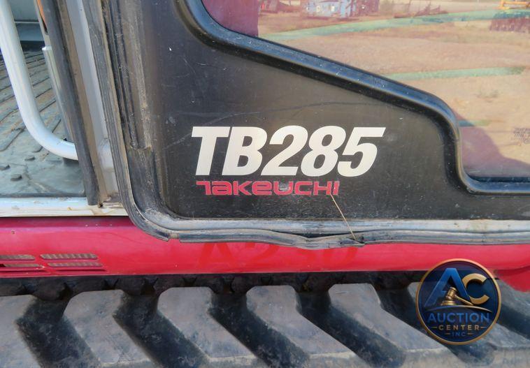 2013 Takeuchi TB285 mini excavator