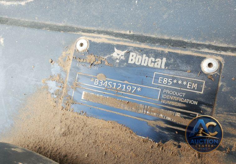 2015 Bobcat E85  mini excavator