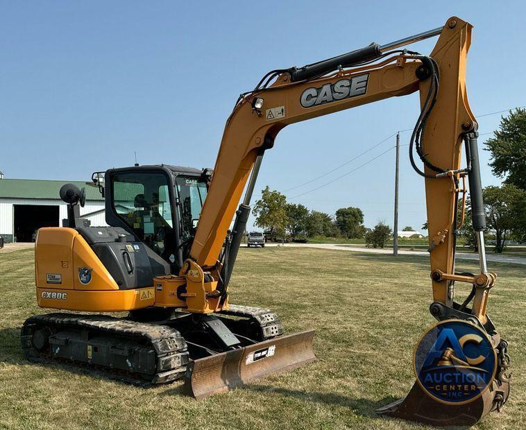 2017 Case CX80C mini excavator