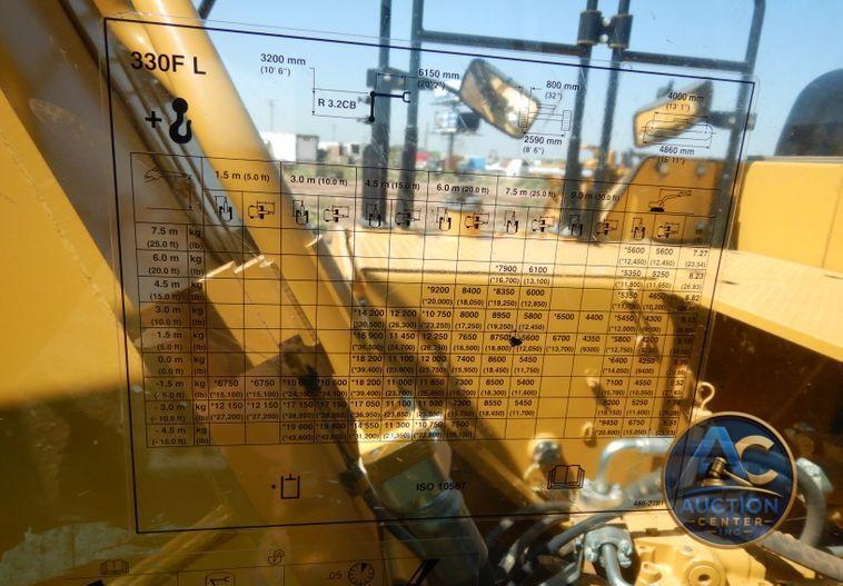 2018 Caterpillar 330FL  excavator