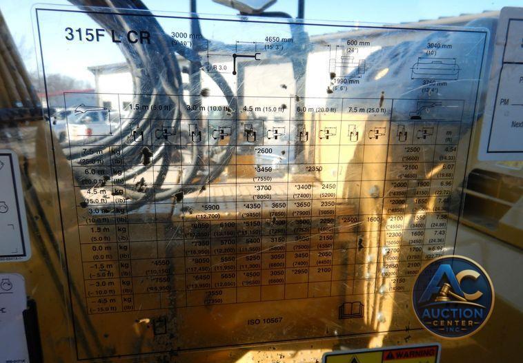 2018 Caterpillar 315FLCR  excavator