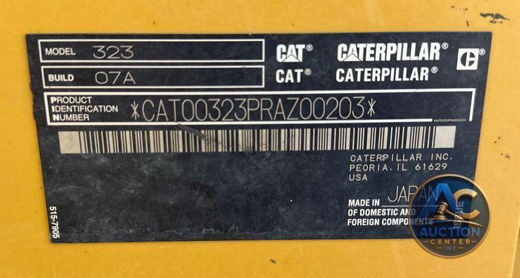 2018 Caterpillar  323 excavator