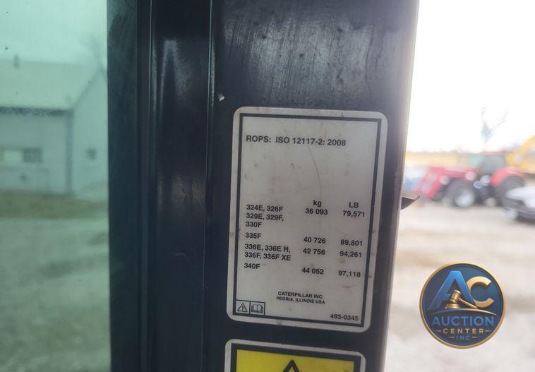 2017 Caterpillar 336FL  excavator
