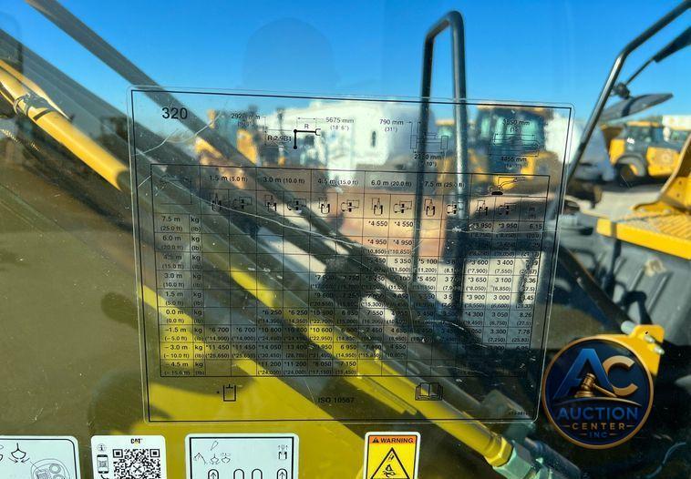 2018 Caterpillar 320  excavator