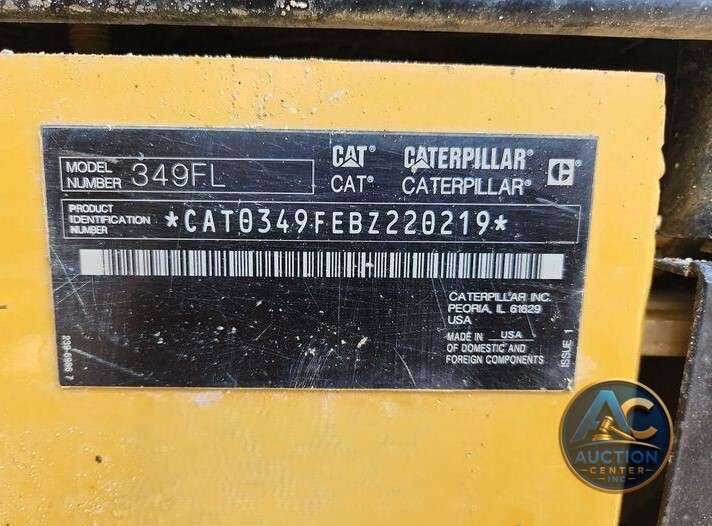 2018 Caterpillar  349FL excavator