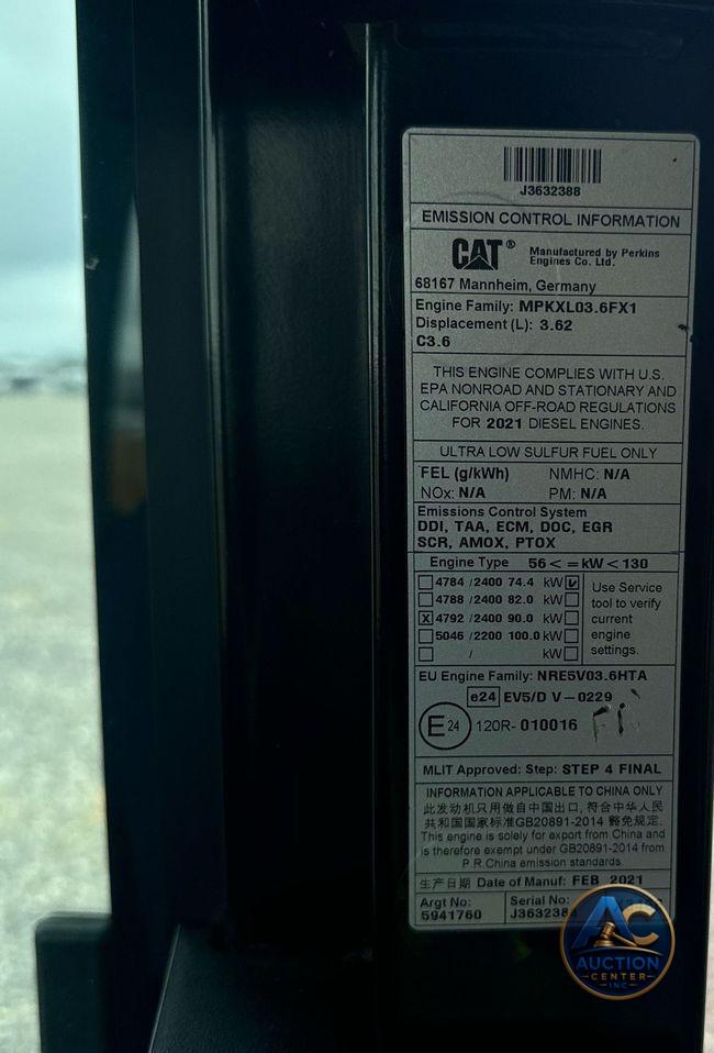 2021 Caterpillar 315GC excavator