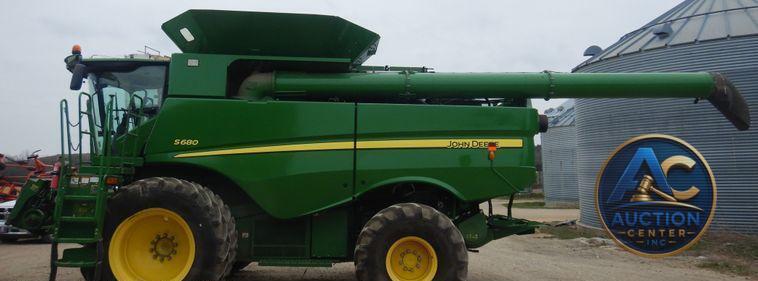 2017 John Deere S680S RWA combine