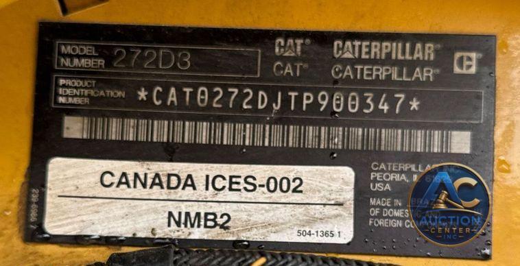 2023 Caterpillar  272D3 XPS skid steer loader