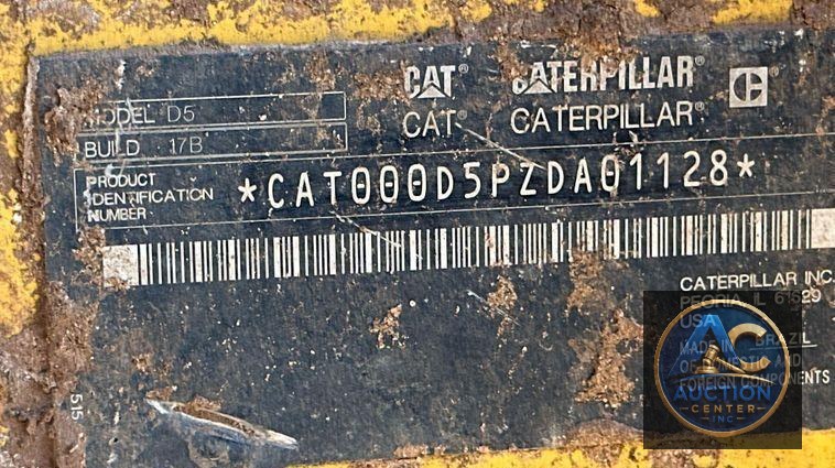 2022 Caterpillar D5 dozer
