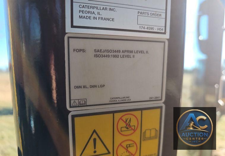 2014 Caterpillar D6N XL dozer